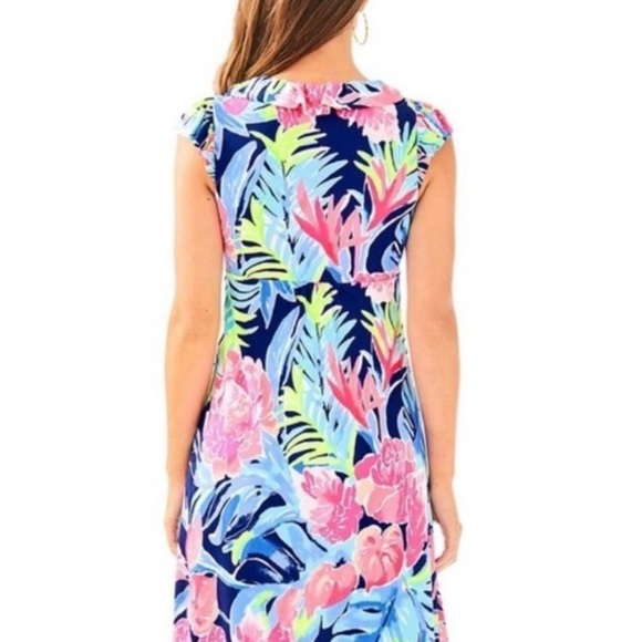 Lilly Pulitzer Clare Silk Blend Dress - Picture 4 of 11